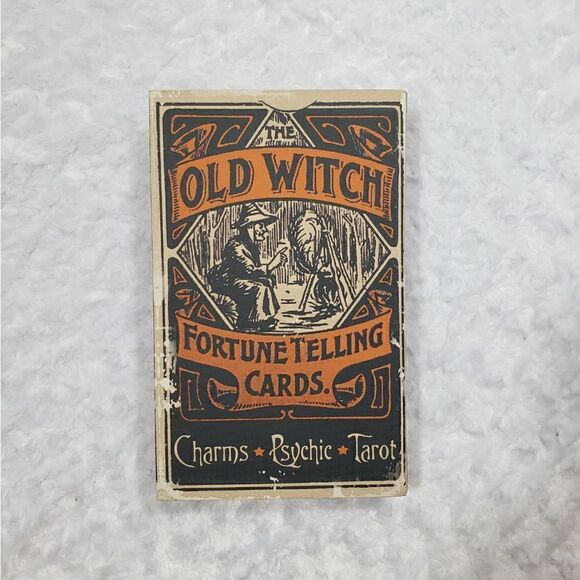 Book shaped storage box The Old Witch Fortune Telling Cards - Picture 7 of 11
